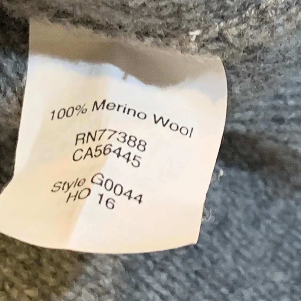Madewell Lace Up Pullover Grey Sweater Size Small 100% Merino Wool Size M - Picture 6 of 8